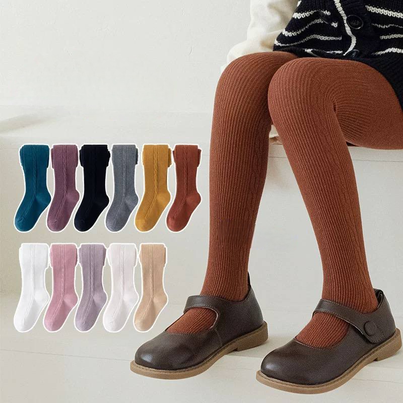 جوراب شلواری بچگانه طرح گندمی 318